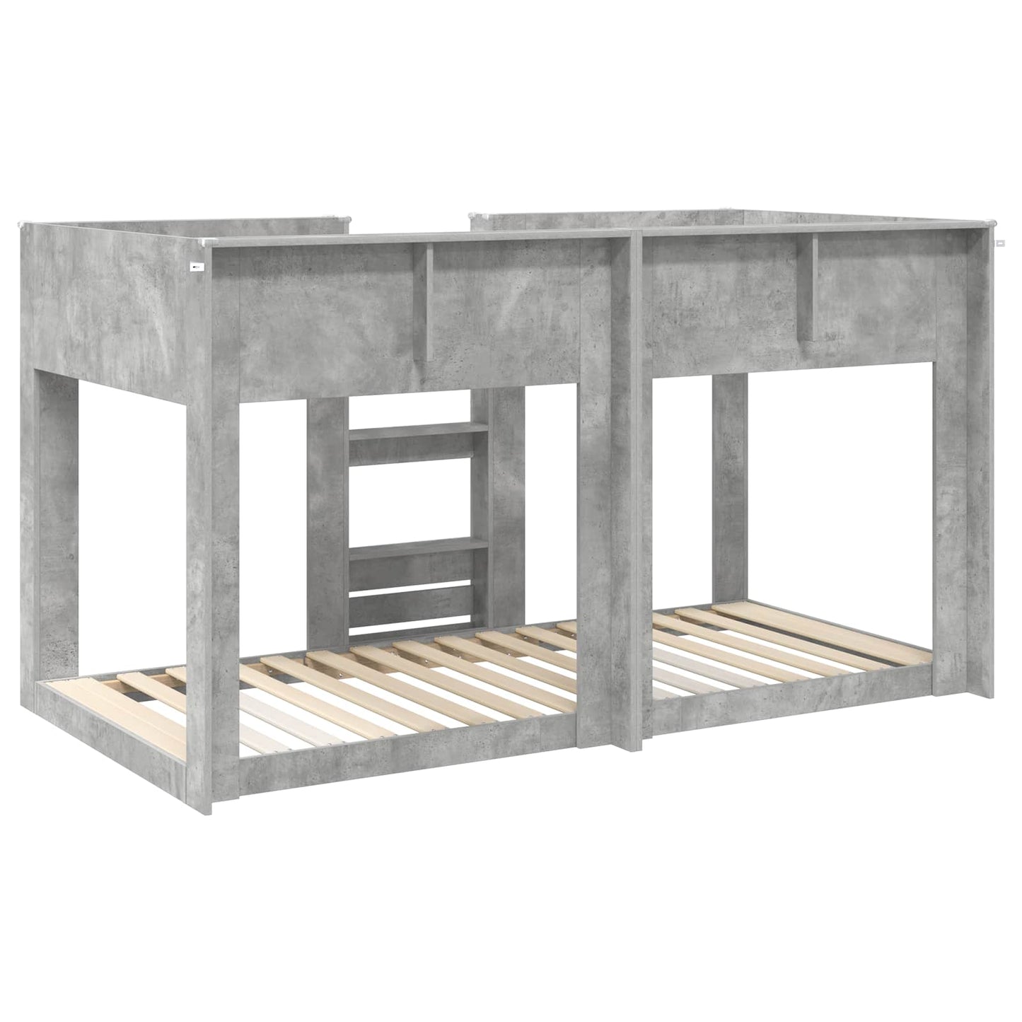 Letto a Castello per Bambini Grigio cemento 75 x 190 cm | homemem39