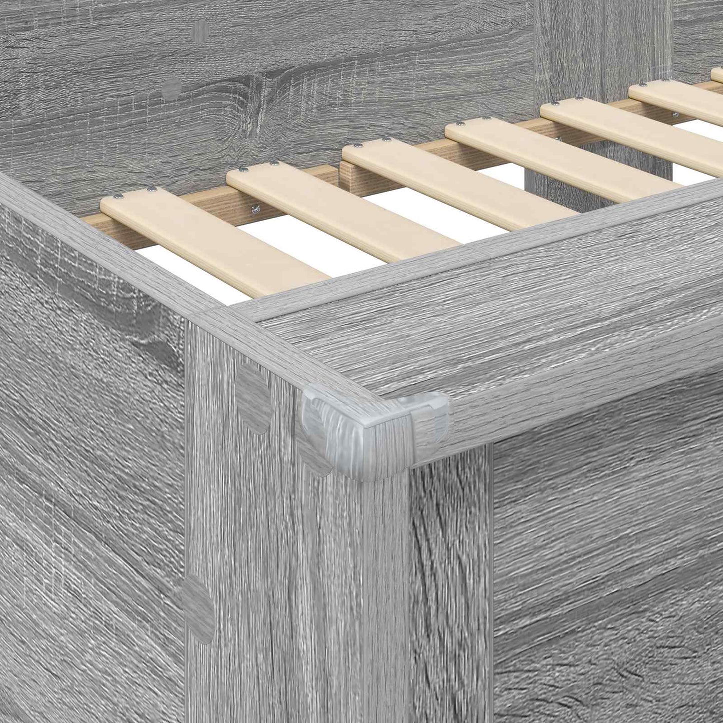 Letto a Castello per Bambini Grigio Sonoma 75 x 190 cm | homemem39