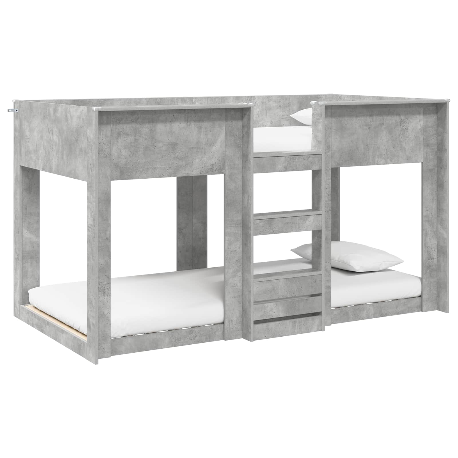 Letto a Castello per Bambini Grigio cemento 90 x 190 cm | homemem39