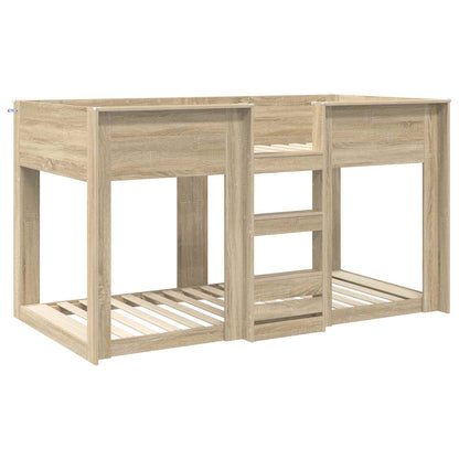 Letto a Castello per Bambini Rovere Sonoma 80 x 200 cm | homemem39