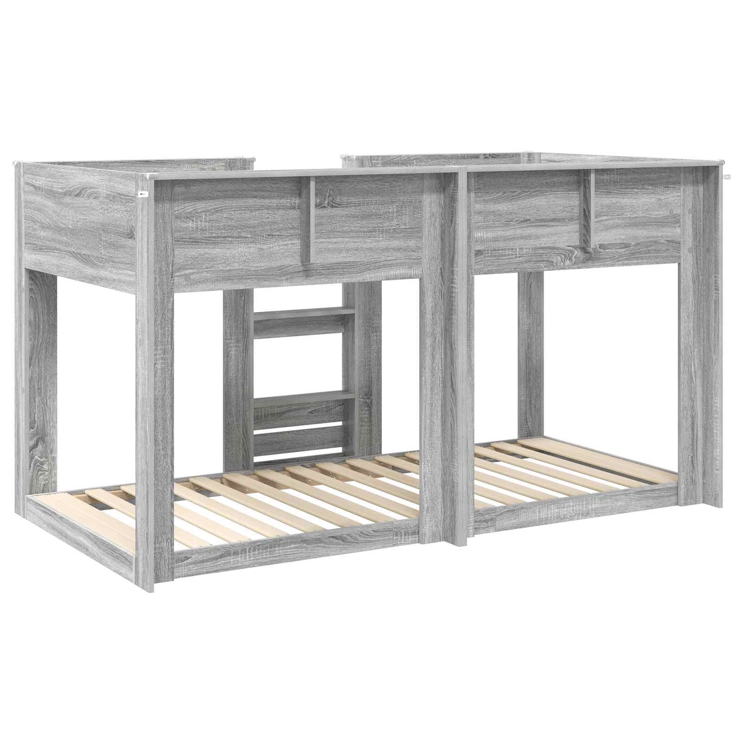 Letto a Castello per Bambini Grigio Sonoma 80 x 200 cm