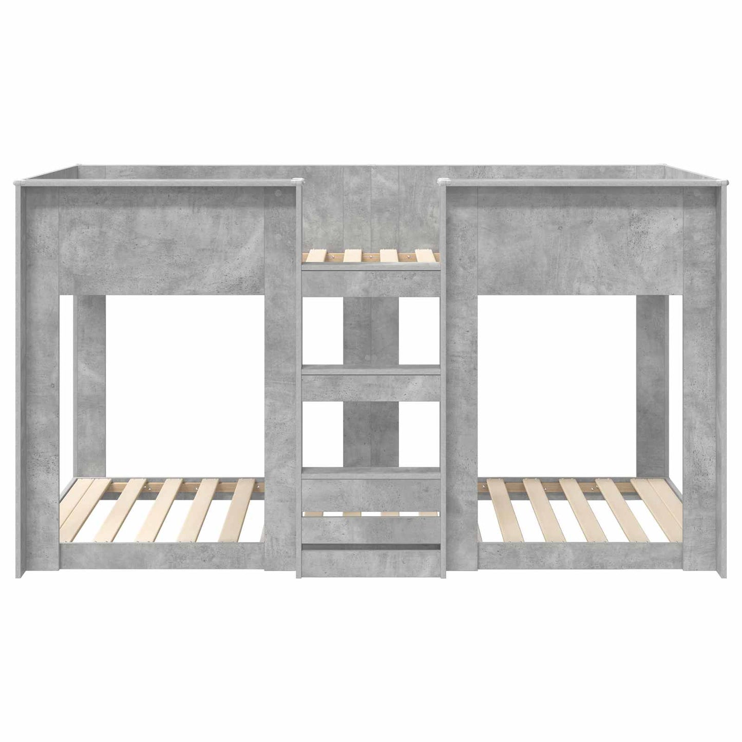Letto a Castello per Bambini Grigio cemento 90 x 200 cm | homemem39