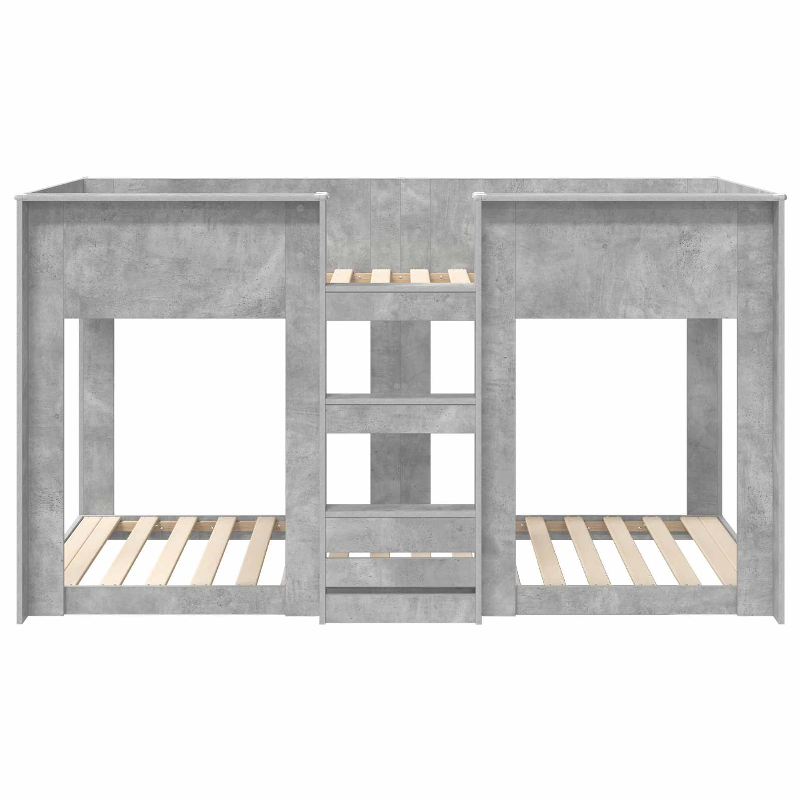Letto a Castello per Bambini Grigio cemento 90 x 200 cm | homemem39