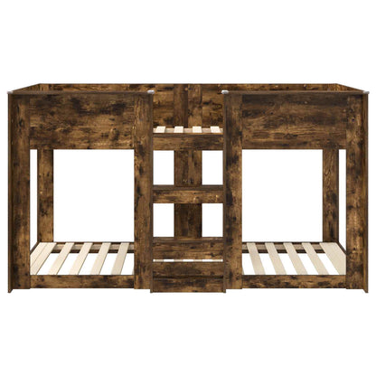 Letto a Castello per Bambini Rovere fumé 90 x 200 cm