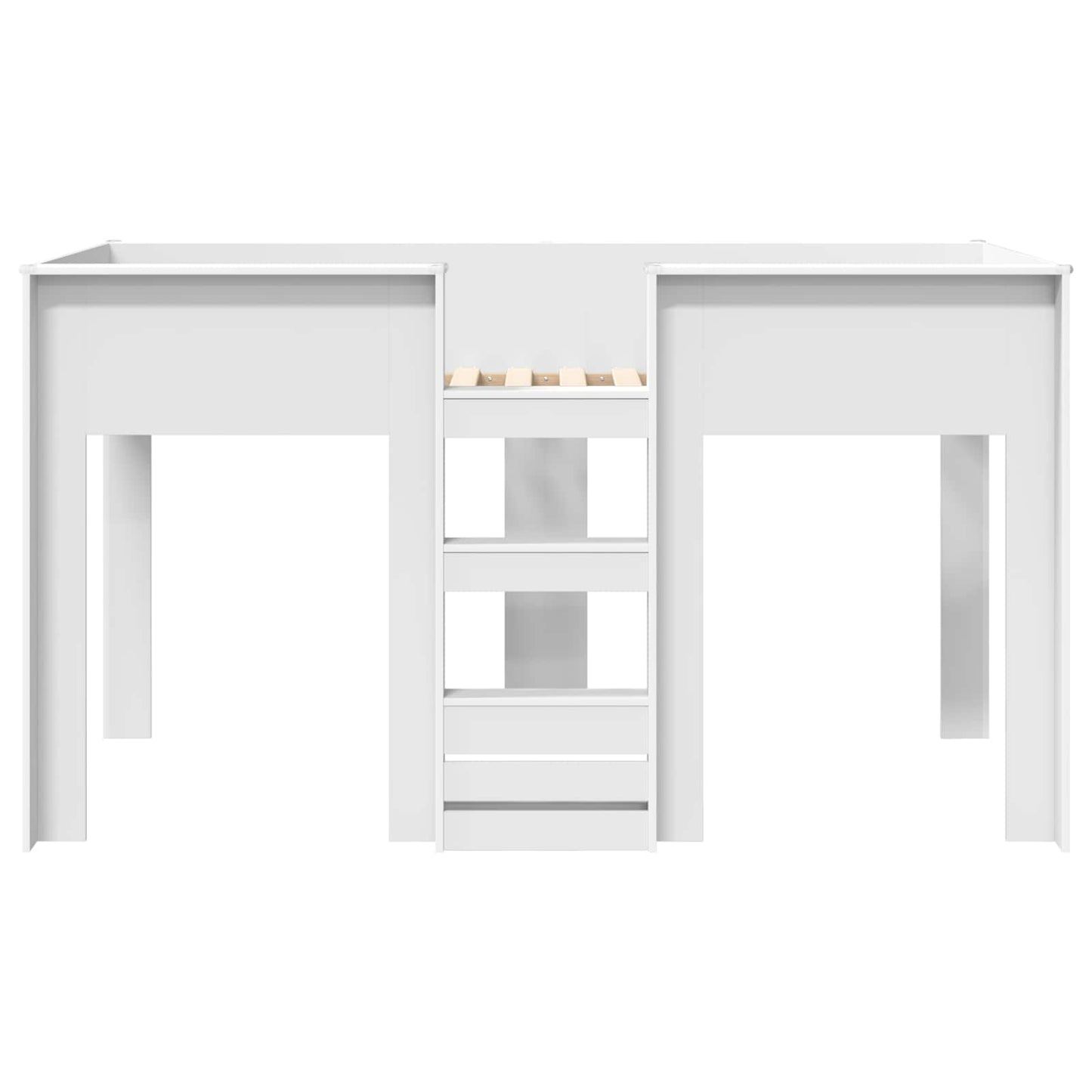 Letto a Castello per Bambini Bianco 75 x 190 cm | homemem39