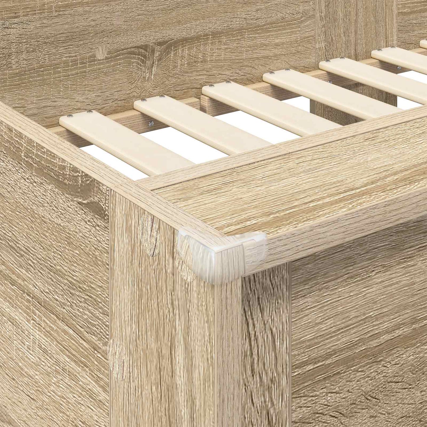 Letto a Castello per Bambini Rovere Sonoma 75 x 190 cm | homemem39
