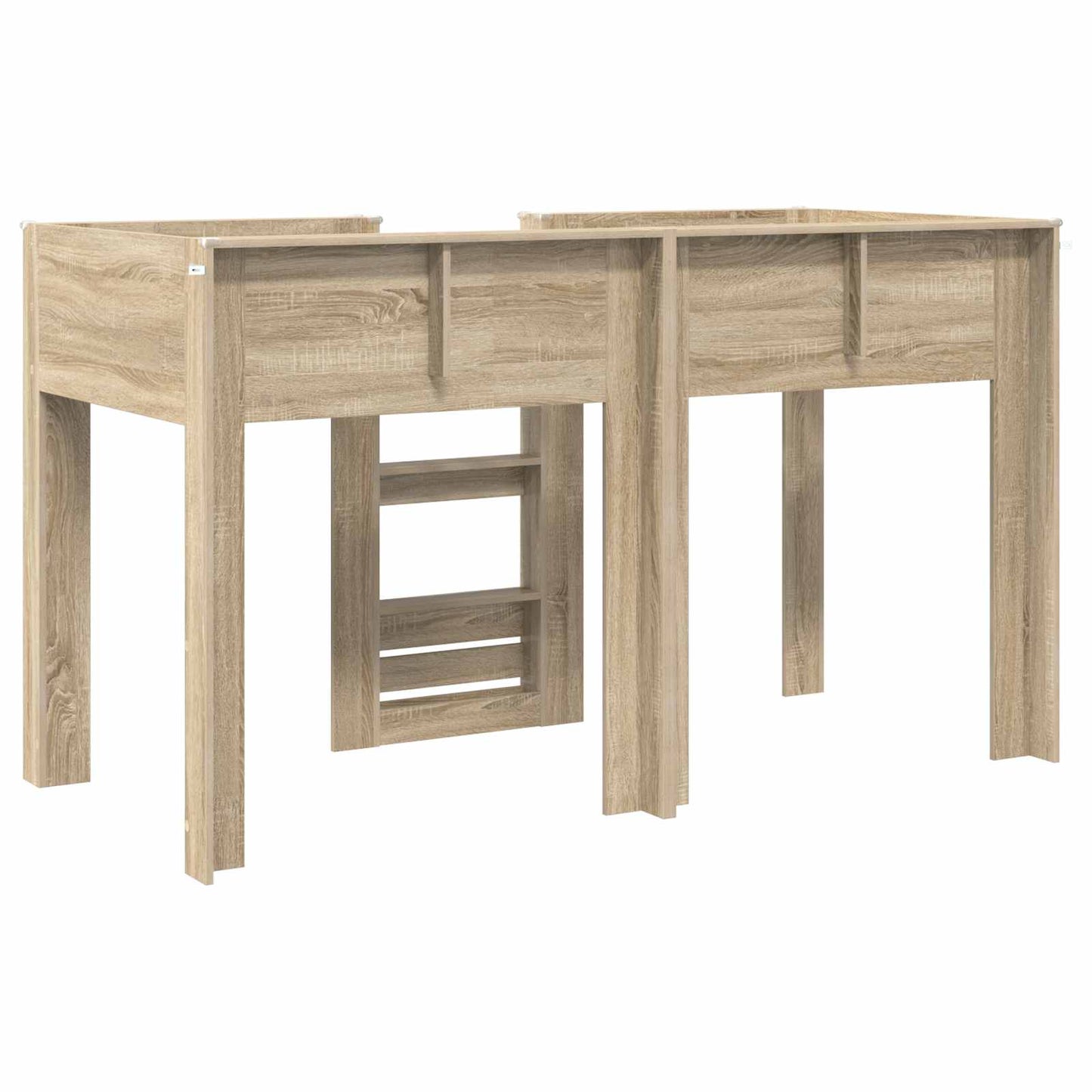 Letto a Castello per Bambini Rovere Sonoma 75 x 190 cm | homemem39