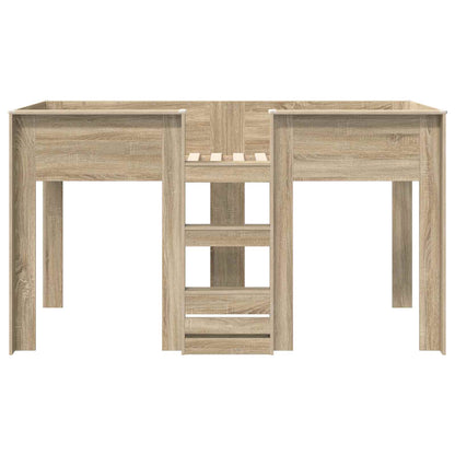 Letto a Castello per Bambini Rovere Sonoma 75 x 190 cm | homemem39