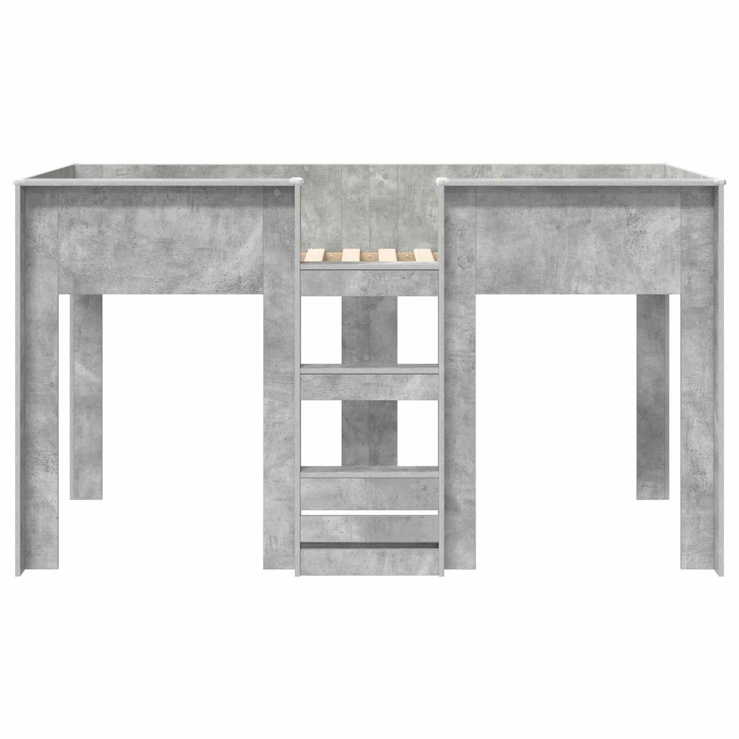 Letto a Castello per Bambini Grigio cemento 75 x 190 cm | homemem39