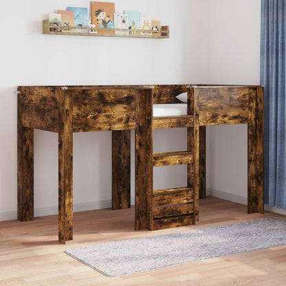 Letto a Castello per Bambini Rovere fumé 75 x 190 cm | homemem39