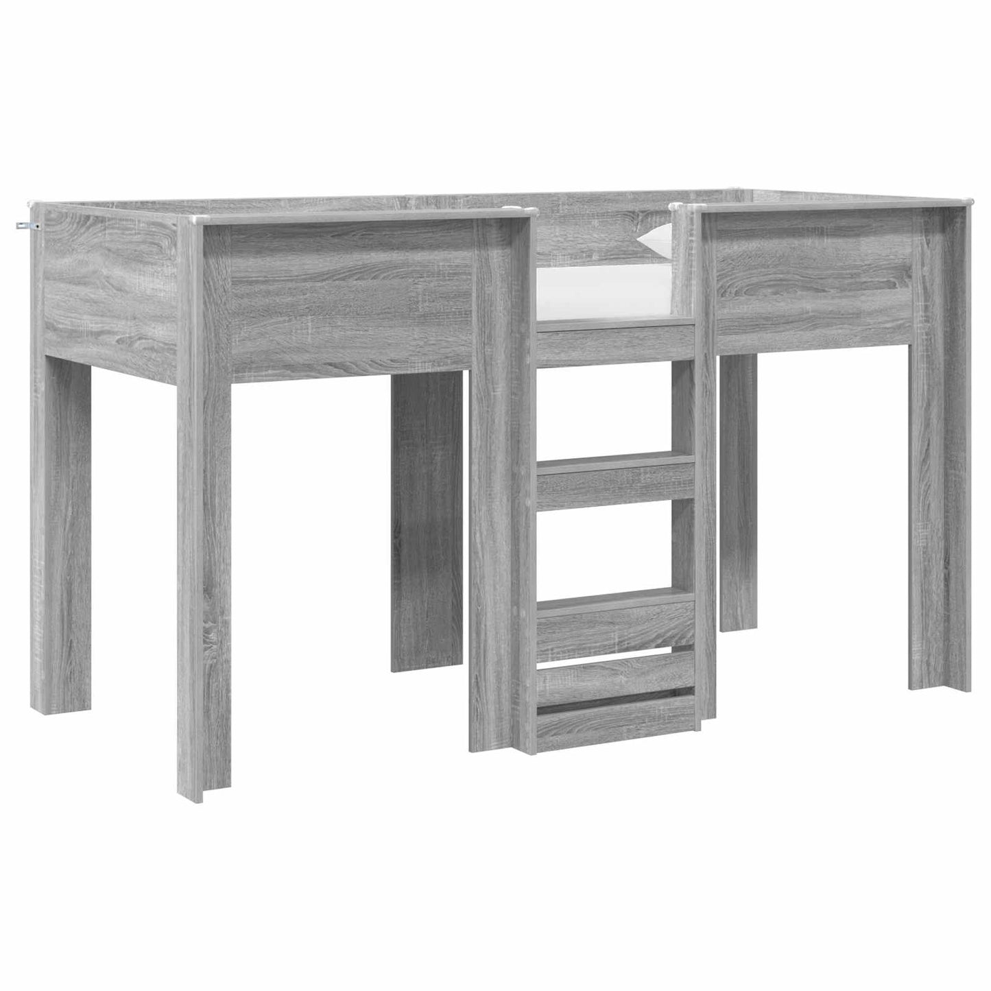 Letto a Castello per Bambini Grigio Sonoma 75 x 190 cm | homemem39