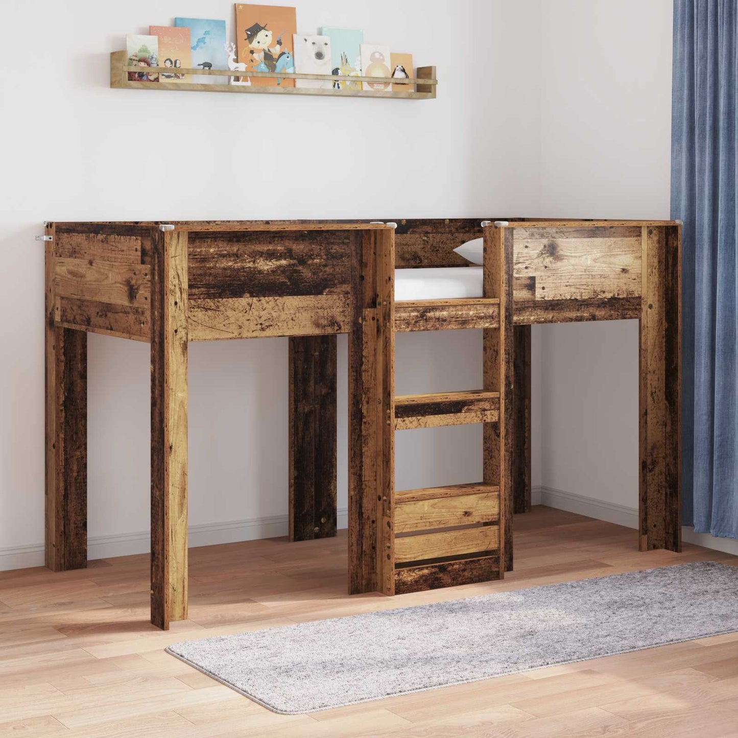 Letto a Castello per Bambini Legno vecchio 75 x 190 cm | homemem39