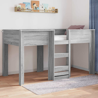 Letto a Castello per Bambini Grigio Sonoma 90 x 190 cm | homemem39