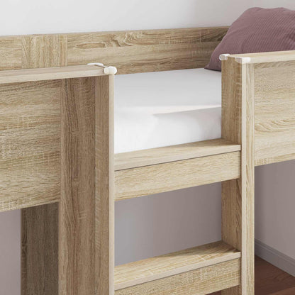Letto a Castello per Bambini Rovere Sonoma 80 x 200 cm | homemem39