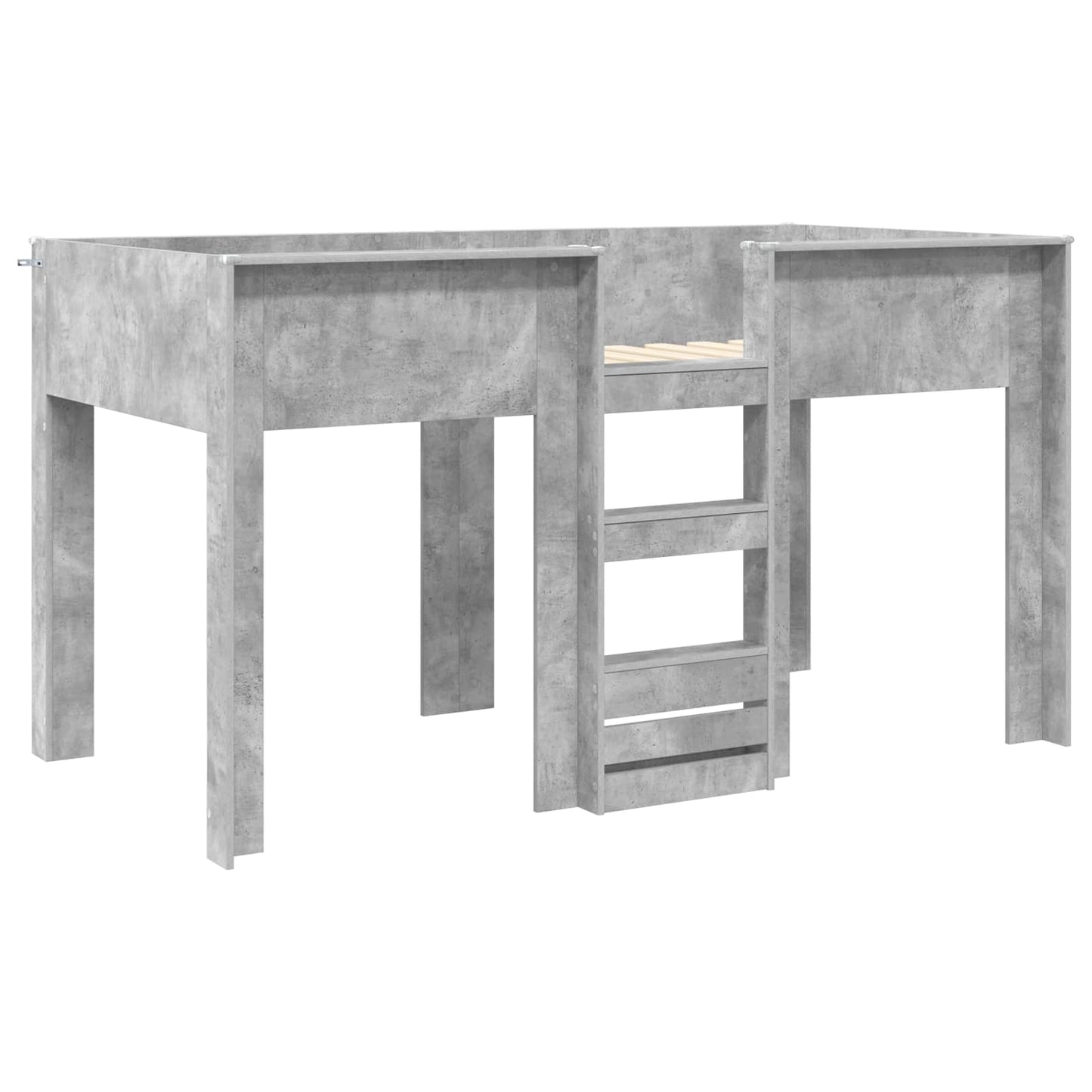 Letto a Castello per Bambini Grigio cemento 80 x 200 cm | homemem39