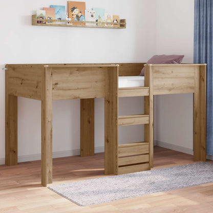 Letto a Castello per Bambini Rovere artigianale 80 x 200 cm