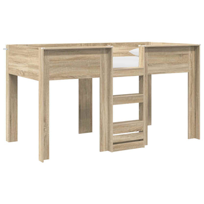 Letto a Castello per Bambini Rovere Sonoma 90 x 200 cm | homemem39