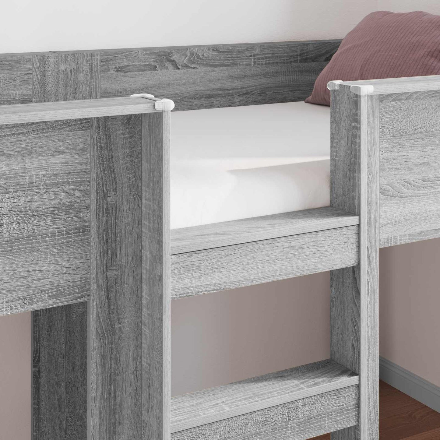 Letto a Castello per Bambini Grigio Sonoma 90 x 200 cm | homemem39