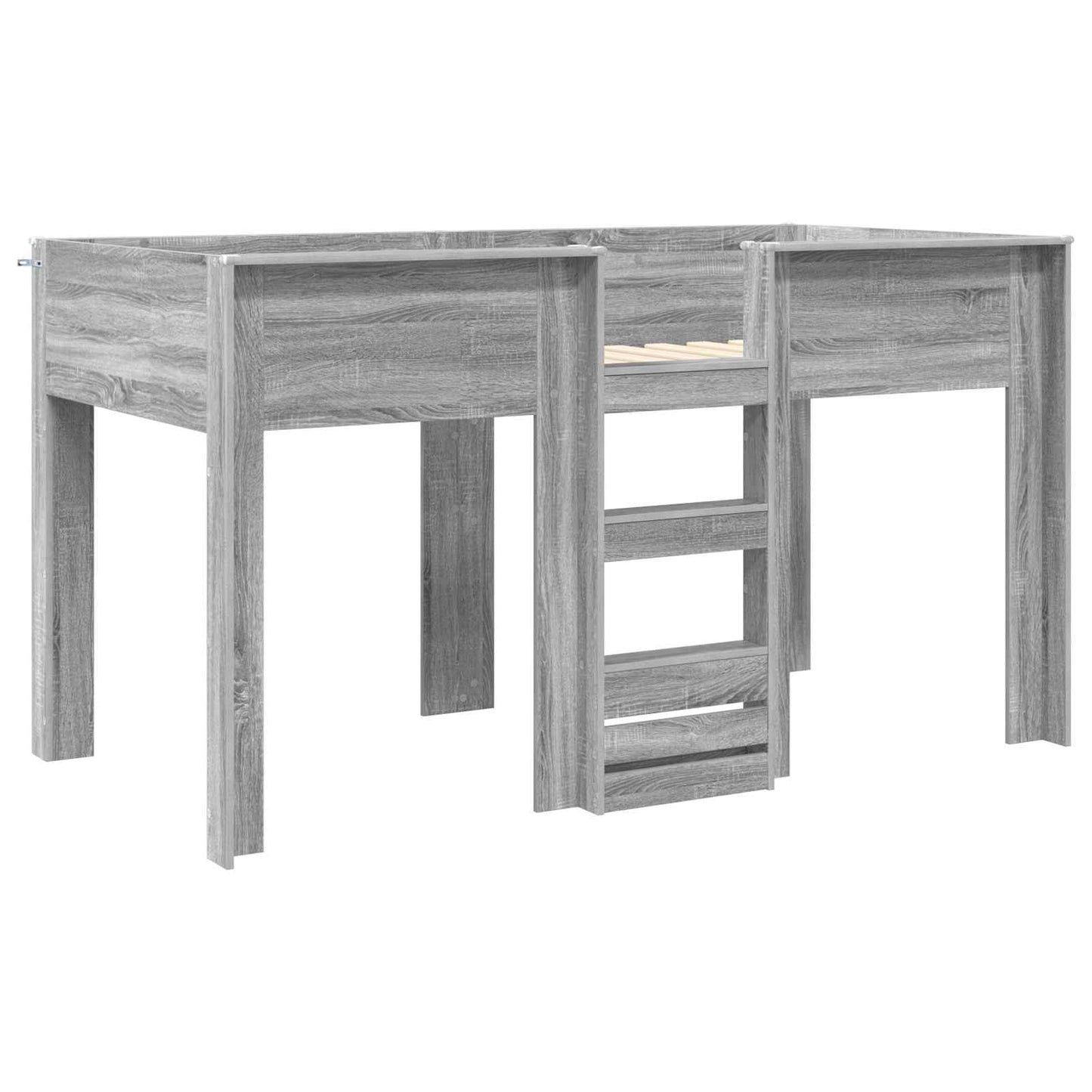 Letto a Castello per Bambini Grigio Sonoma 90 x 200 cm | homemem39