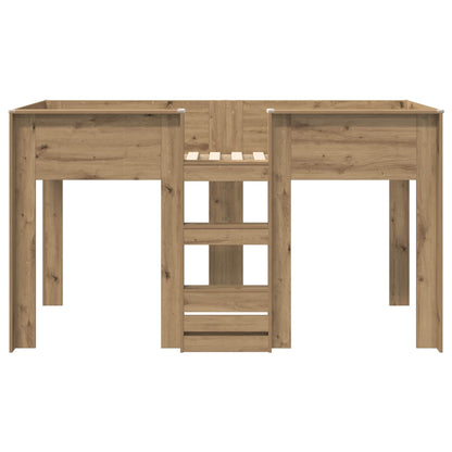 Letto a Castello per Bambini Rovere artigianale 90 x 200 cm | homemem39