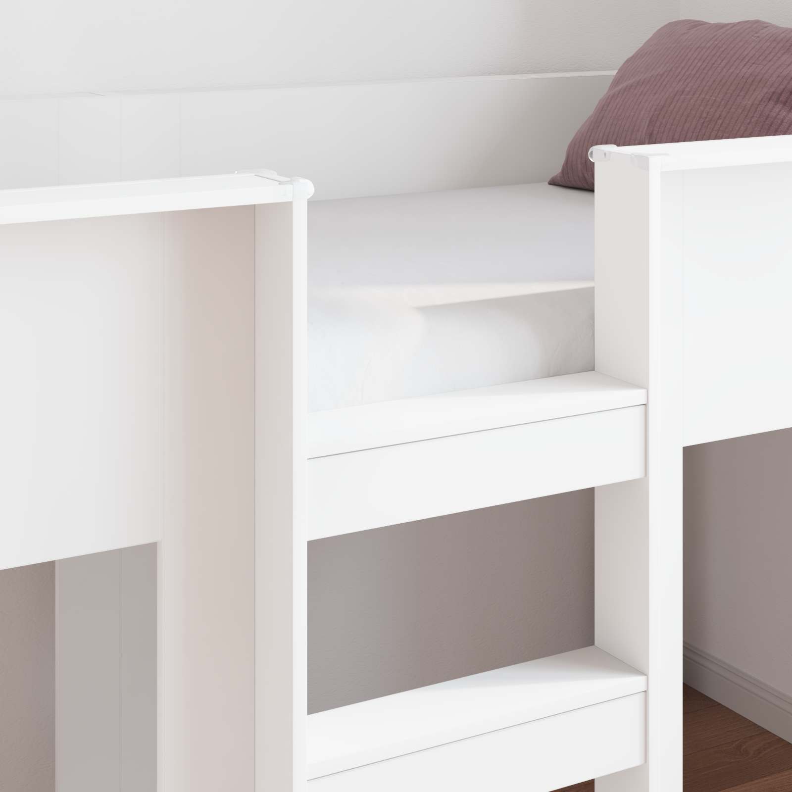 Letto a Castello per Bambini Bianco 100 x 200 cm | homemem39
