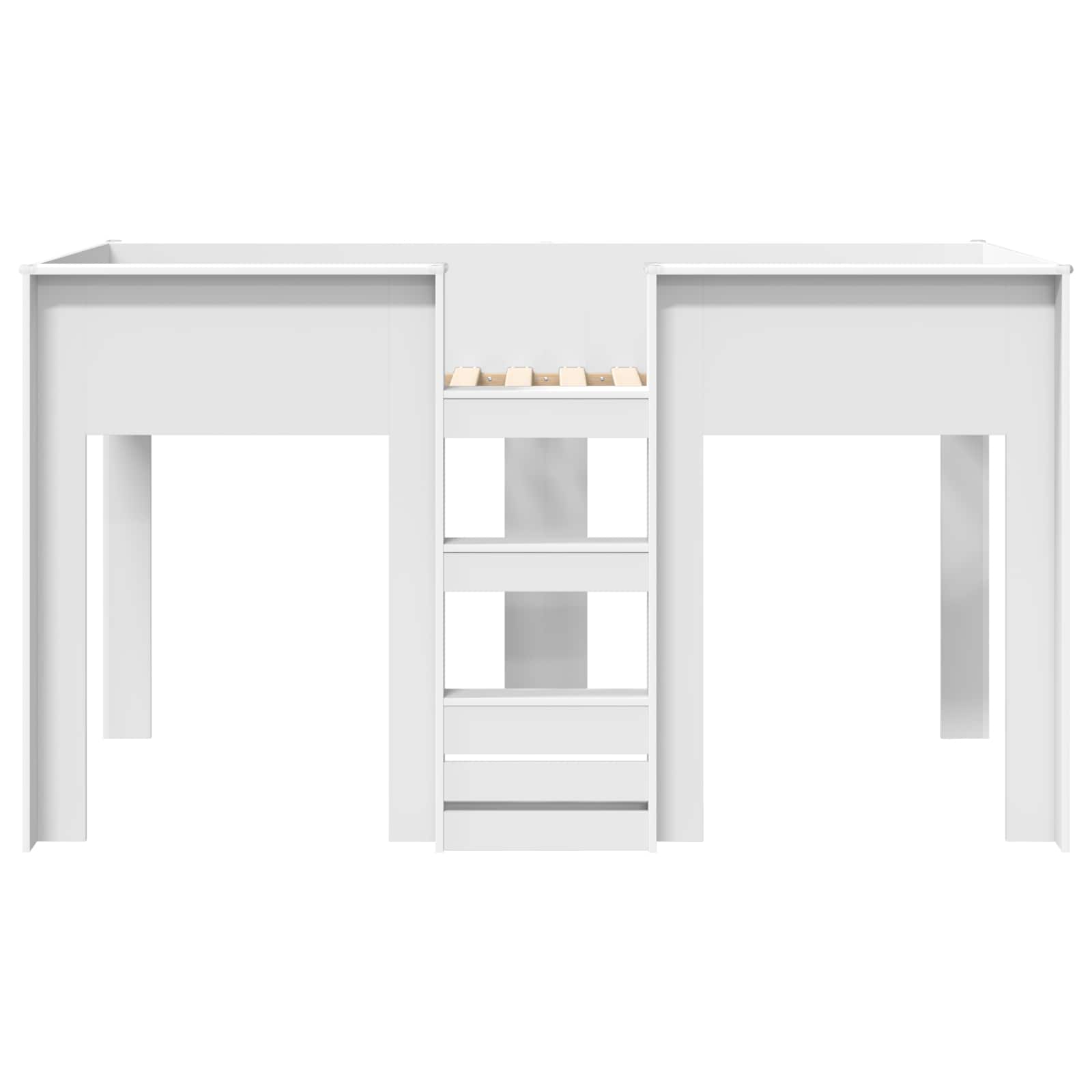 Letto a Castello per Bambini Bianco 100 x 200 cm | homemem39