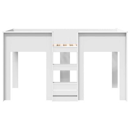 Letto a Castello per Bambini Bianco 100 x 200 cm | homemem39