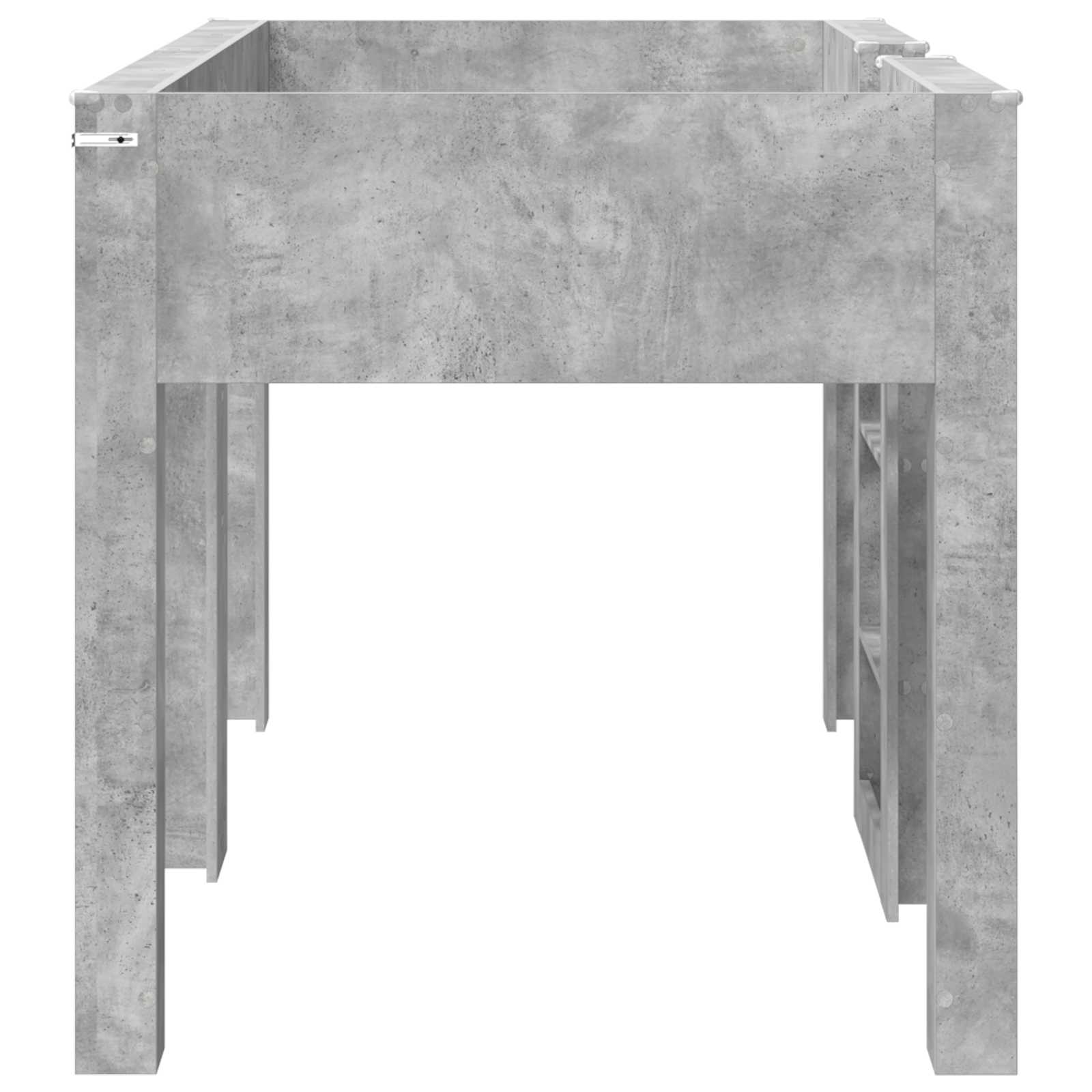 Letto a Castello per Bambini Grigio cemento 100 x 200 cm | homemem39