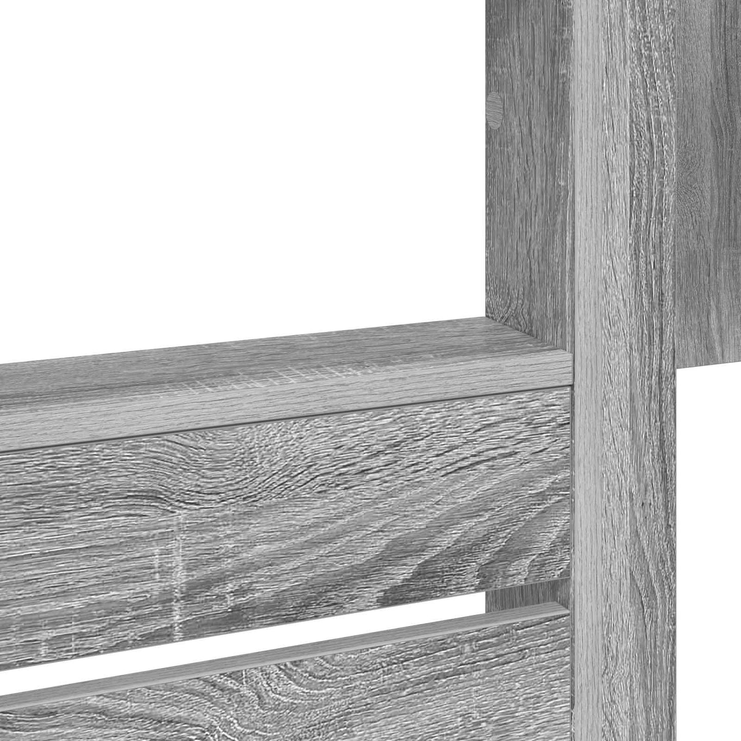 Letto a Castello per Bambini Grigio Sonoma 100 x 200 cm | homemem39