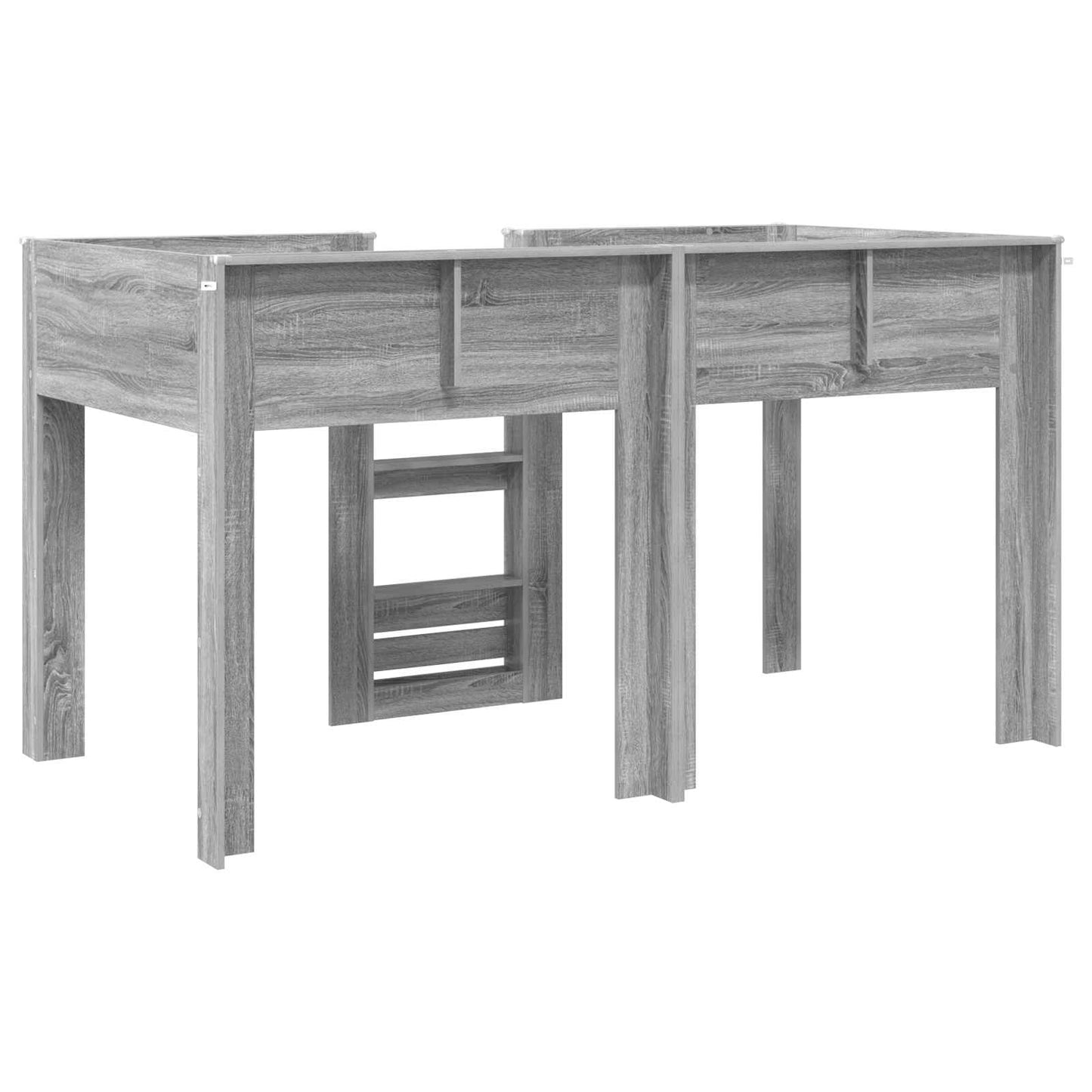 Letto a Castello per Bambini Grigio Sonoma 100 x 200 cm | homemem39