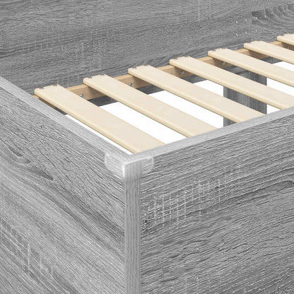 Letto a Castello per Bambini Grigio Sonoma 100 x 200 cm | homemem39
