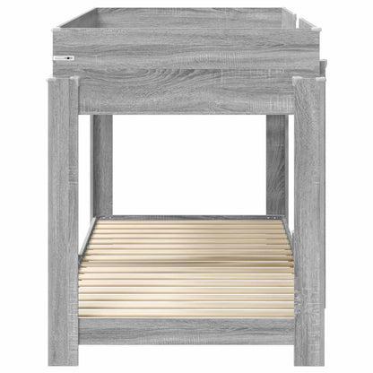 Letto a Castello per Bambini Grigio Sonoma 100 x 200 cm | homemem39