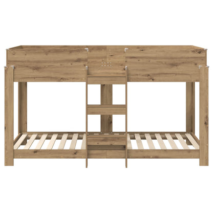 Letto a Castello per Bambini Rovere artigianale 100 x 200 cm | homemem39