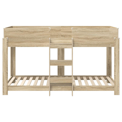 Letto a Castello per Bambini Rovere Sonoma 90 x 200 cm | homemem39