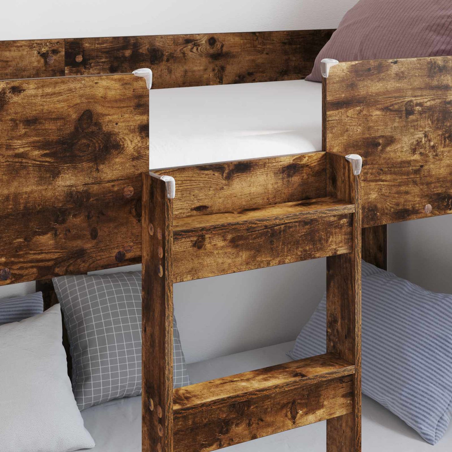 Letto a Castello per Bambini Rovere fumé 90 x 200 cm | homemem39