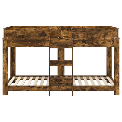 Letto a Castello per Bambini Rovere fumé 90 x 200 cm | homemem39