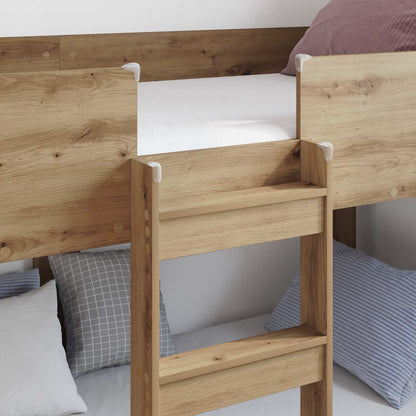Letto a Castello per Bambini Rovere artigianale 90 x 200 cm | homemem39