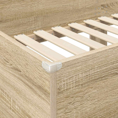 Letto a Castello per Bambini Rovere Sonoma 80 x 200 cm | homemem39