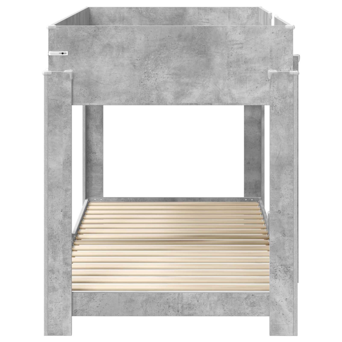 Letto a Castello per Bambini Grigio cemento 80 x 200 cm | homemem39