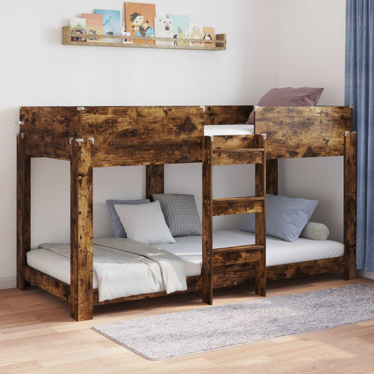 Letto a Castello per Bambini Rovere fumé 80 x 200 cm | homemem39