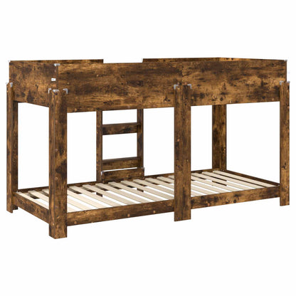 Letto a Castello per Bambini Rovere fumé 80 x 200 cm | homemem39