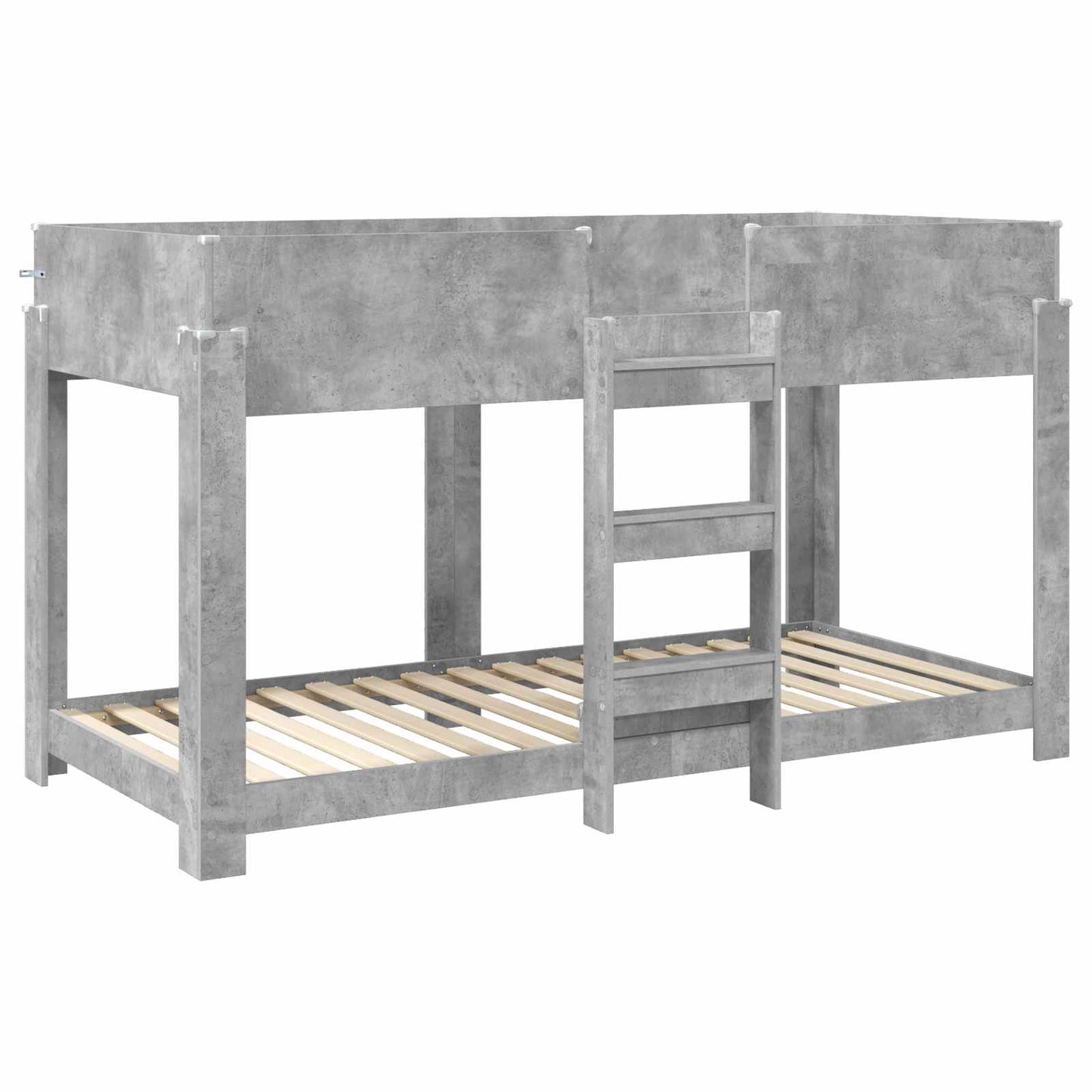 Letto a Castello per Bambini Grigio cemento 90 x 190 cm | homemem39