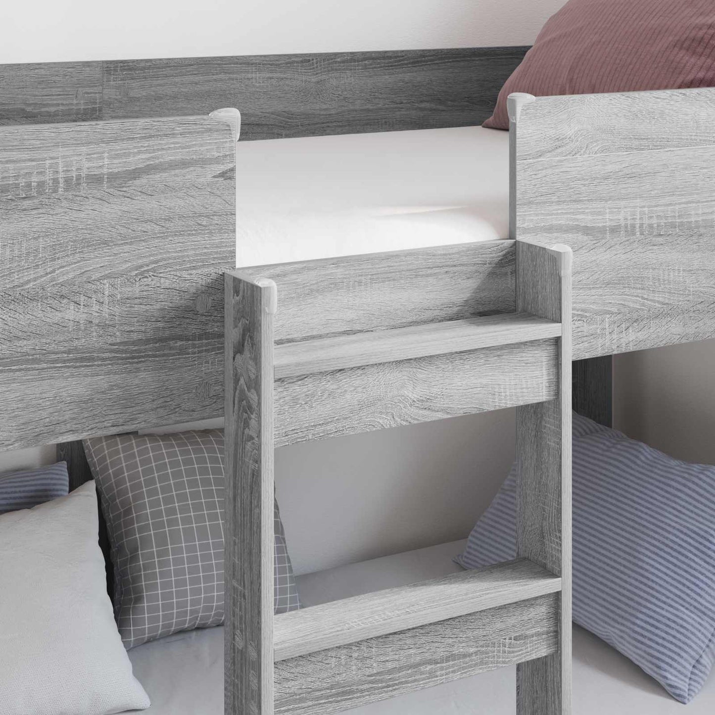 Letto a Castello per Bambini Grigio Sonoma 90 x 190 cm | homemem39
