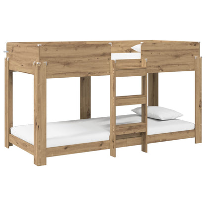 Letto a Castello per Bambini Rovere artigianale 90 x 190 cm | homemem39