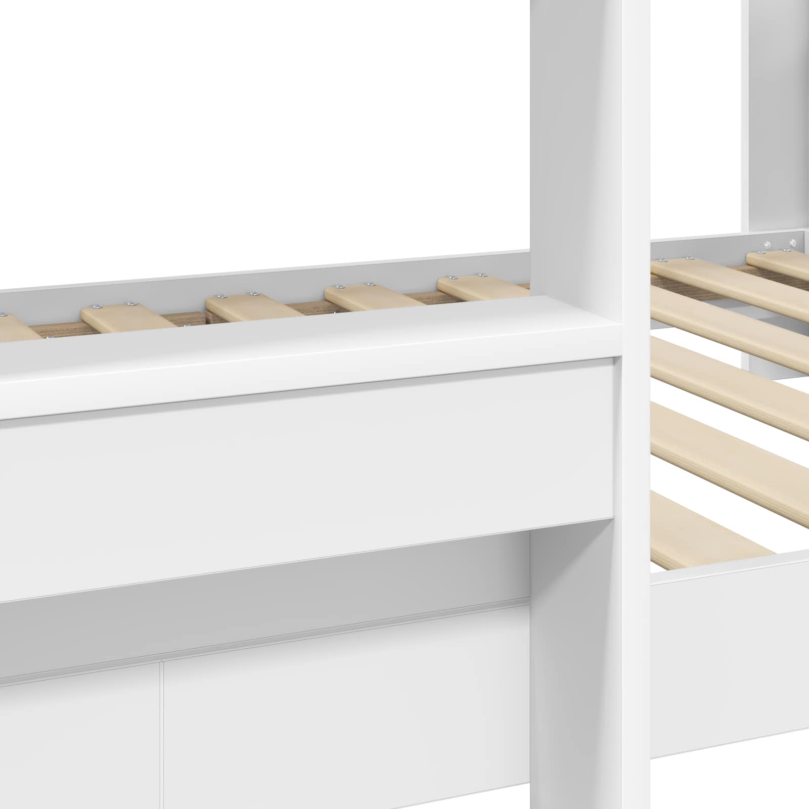 Letto a Castello per Bambini Bianco 75 x 190 cm | homemem39