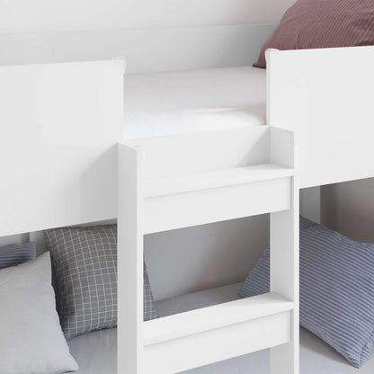 Letto a Castello per Bambini Bianco 75 x 190 cm | homemem39