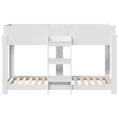 Letto a Castello per Bambini Bianco 75 x 190 cm | homemem39