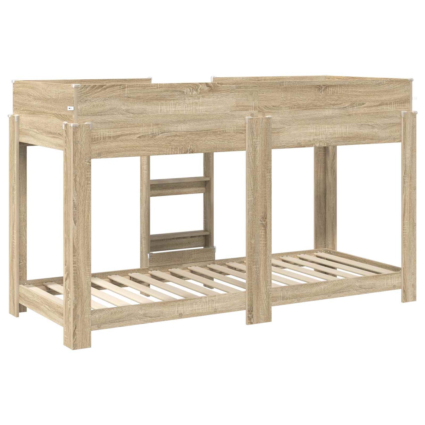 Letto a Castello per Bambini Rovere Sonoma 75 x 190 cm | homemem39