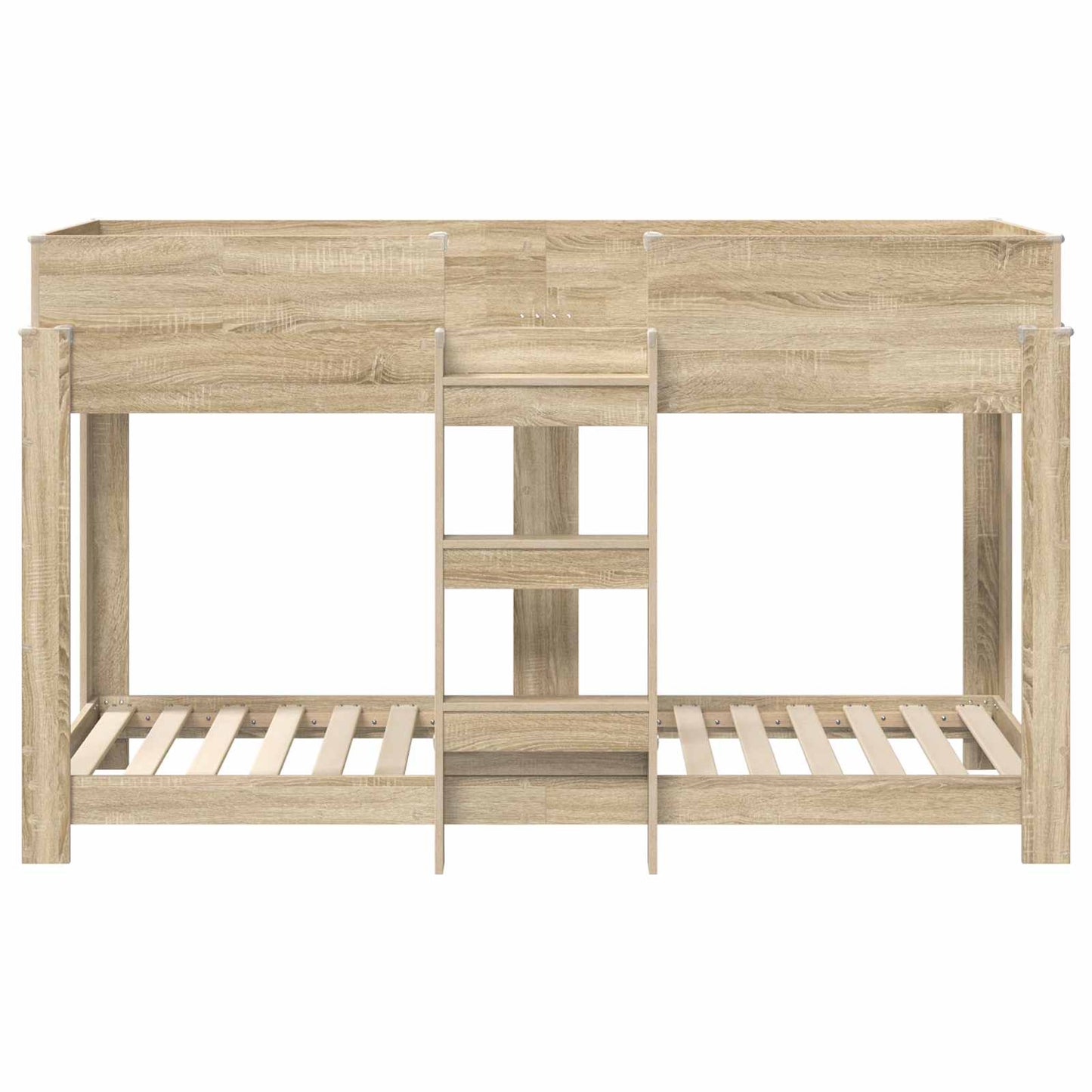 Letto a Castello per Bambini Rovere Sonoma 75 x 190 cm | homemem39