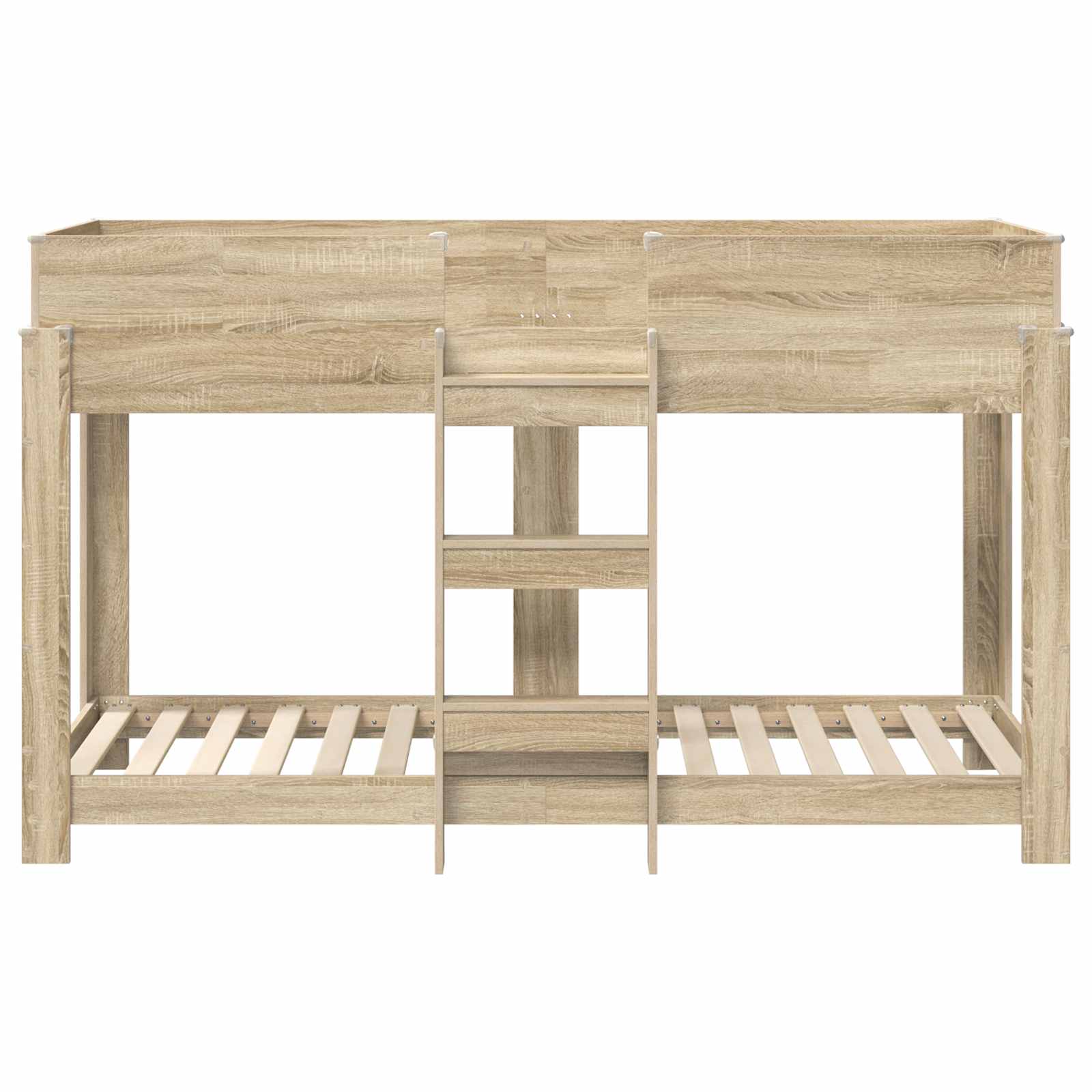Letto a Castello per Bambini Rovere Sonoma 75 x 190 cm | homemem39